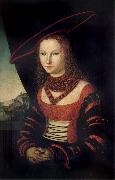 Lucas Cranach the Elder Portrait of a woman oil painting picture wholesale